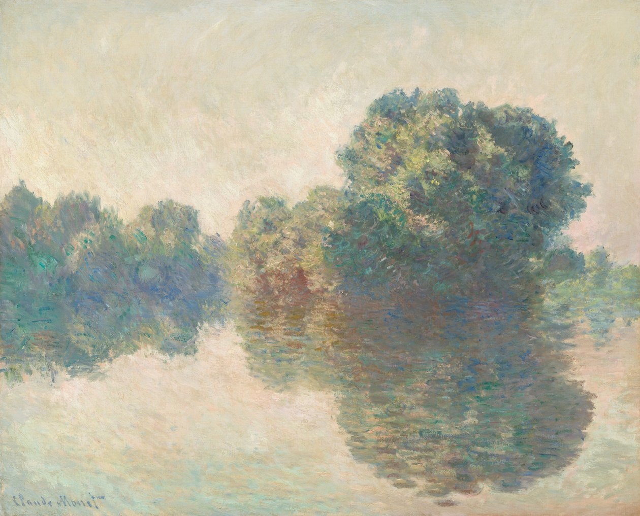 Seinen ved Giverny, 1897. af Claude Monet