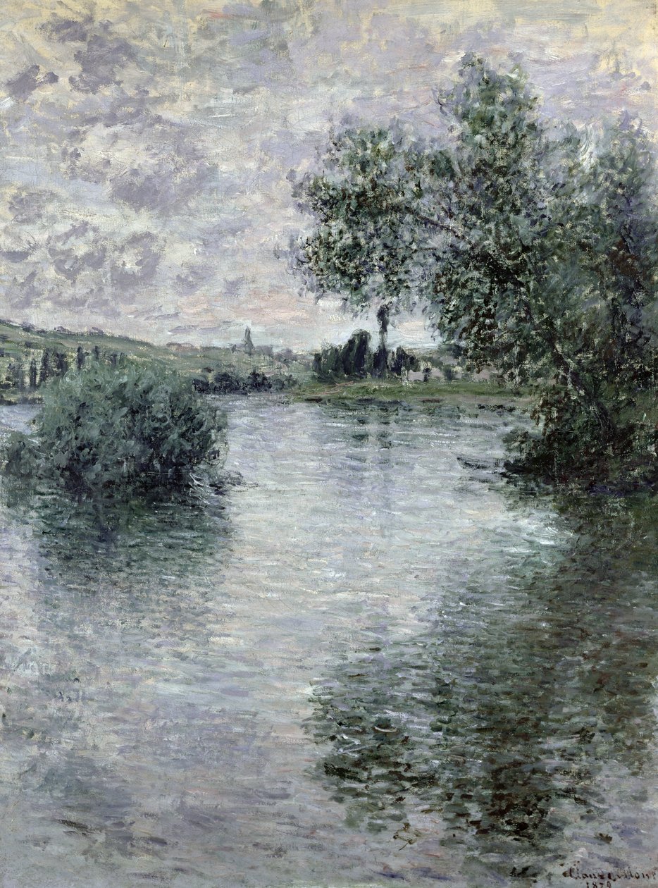Seinen ved Vetheuil af Claude Monet