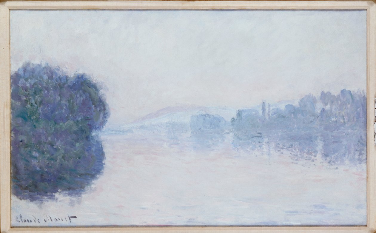 Seinen nær Vernon, Morning Effect, ca. 1894 af Claude Monet