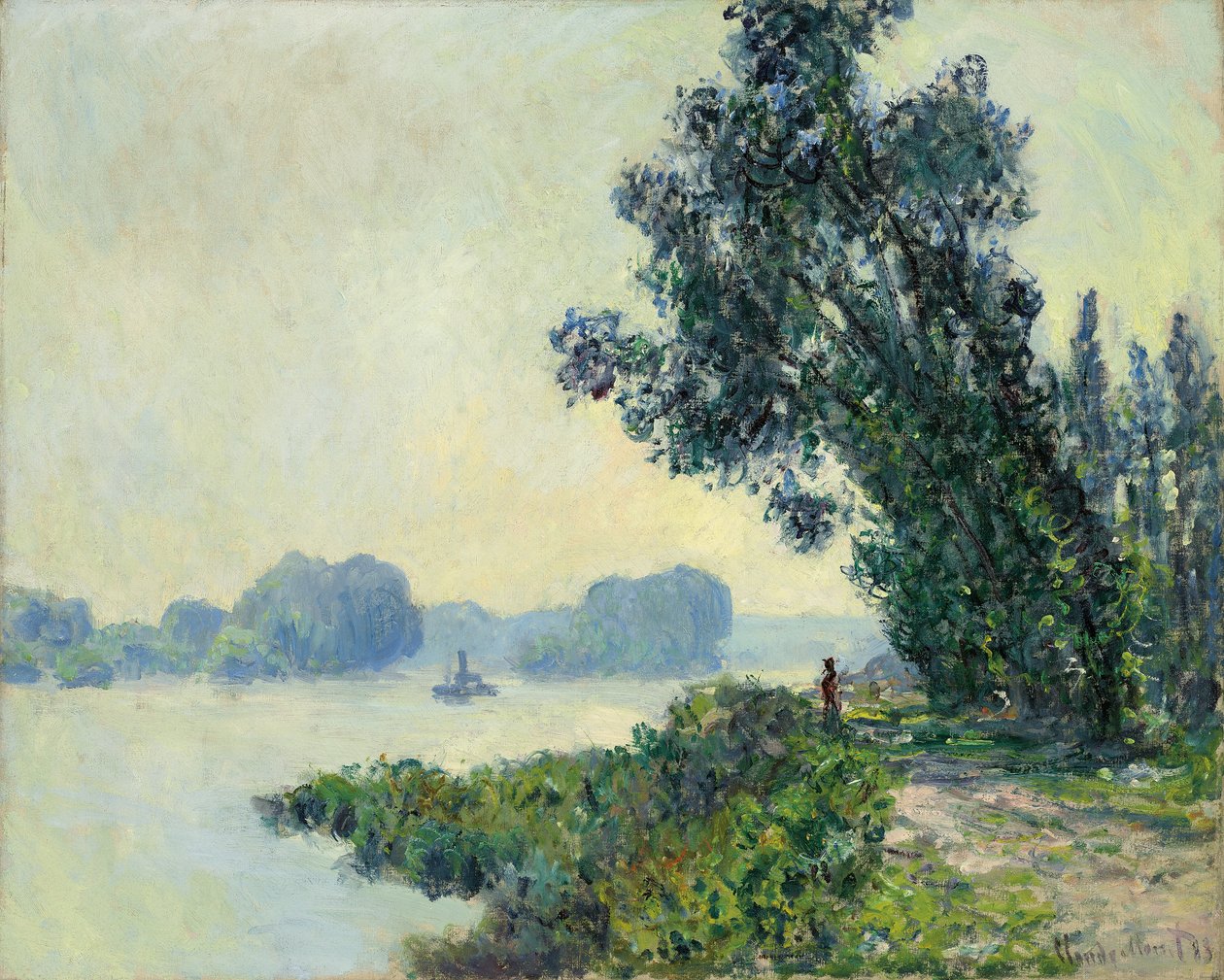 Trækstien ved Granval; Trækstien ved Granval, 1883 af Claude Monet
