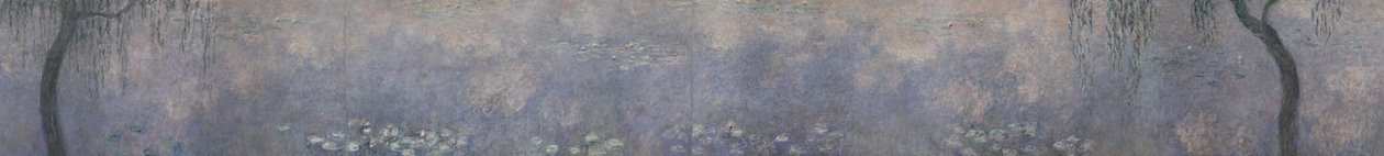 Åkanderne - De to piletræer, 1914-1926 af Claude Monet
