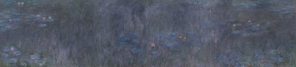 Åkanderne - refleksioner over træer af Claude Monet