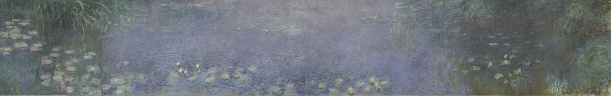 Åkanderne - Trærefleksioner, 1914-1926 af Claude Monet