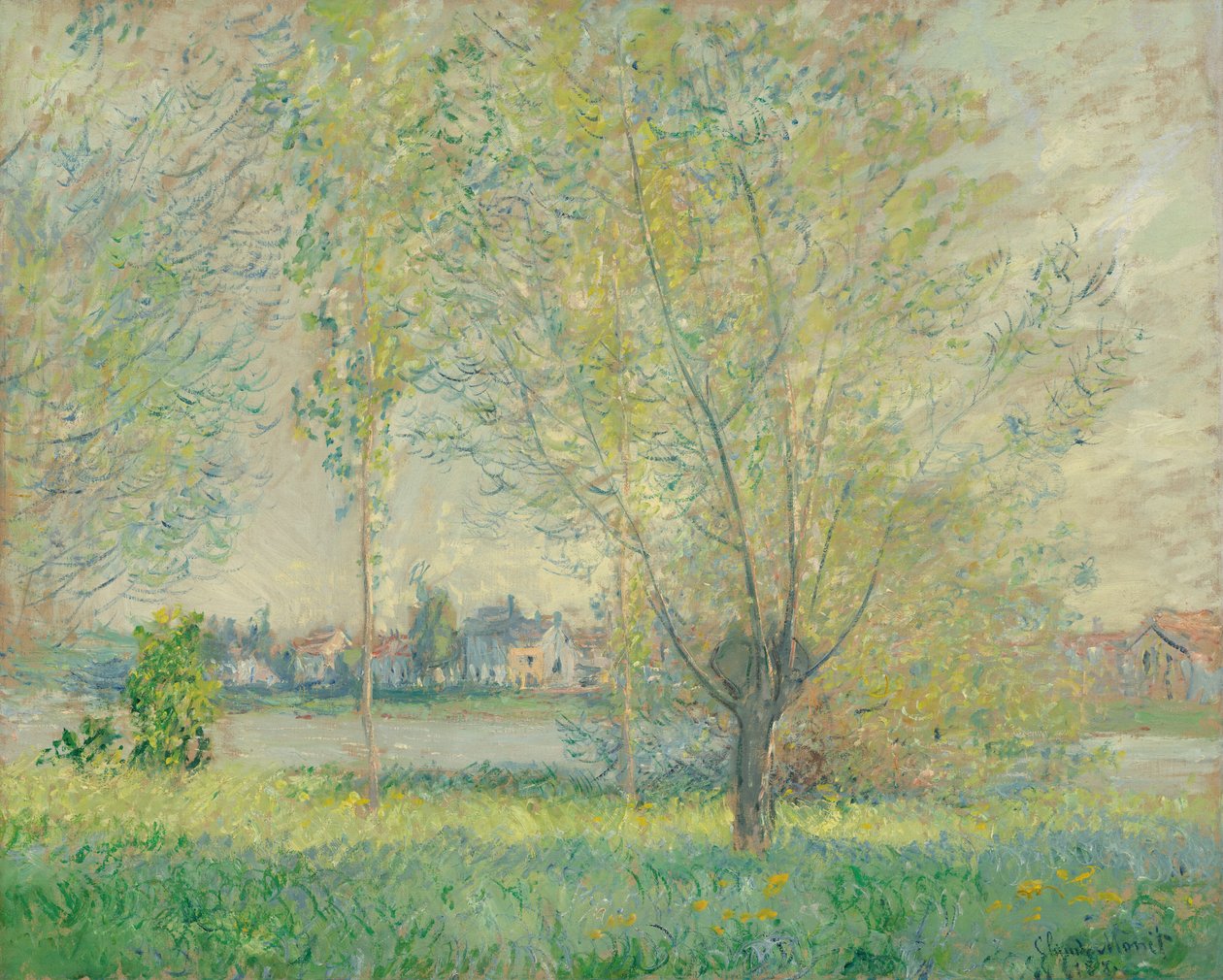 Piletræerne af Claude Monet