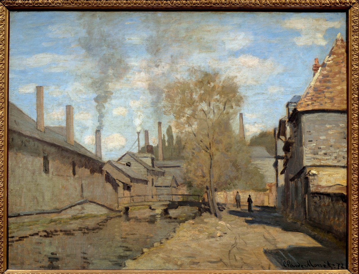 Åen Robec har rouen. Maleri af Claude Monet (1840-1926) af Claude Monet