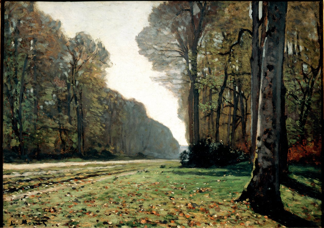 Fortovet i Chailly (Fontainebleau), ca. 1865 (olie på lærred) af Claude Monet