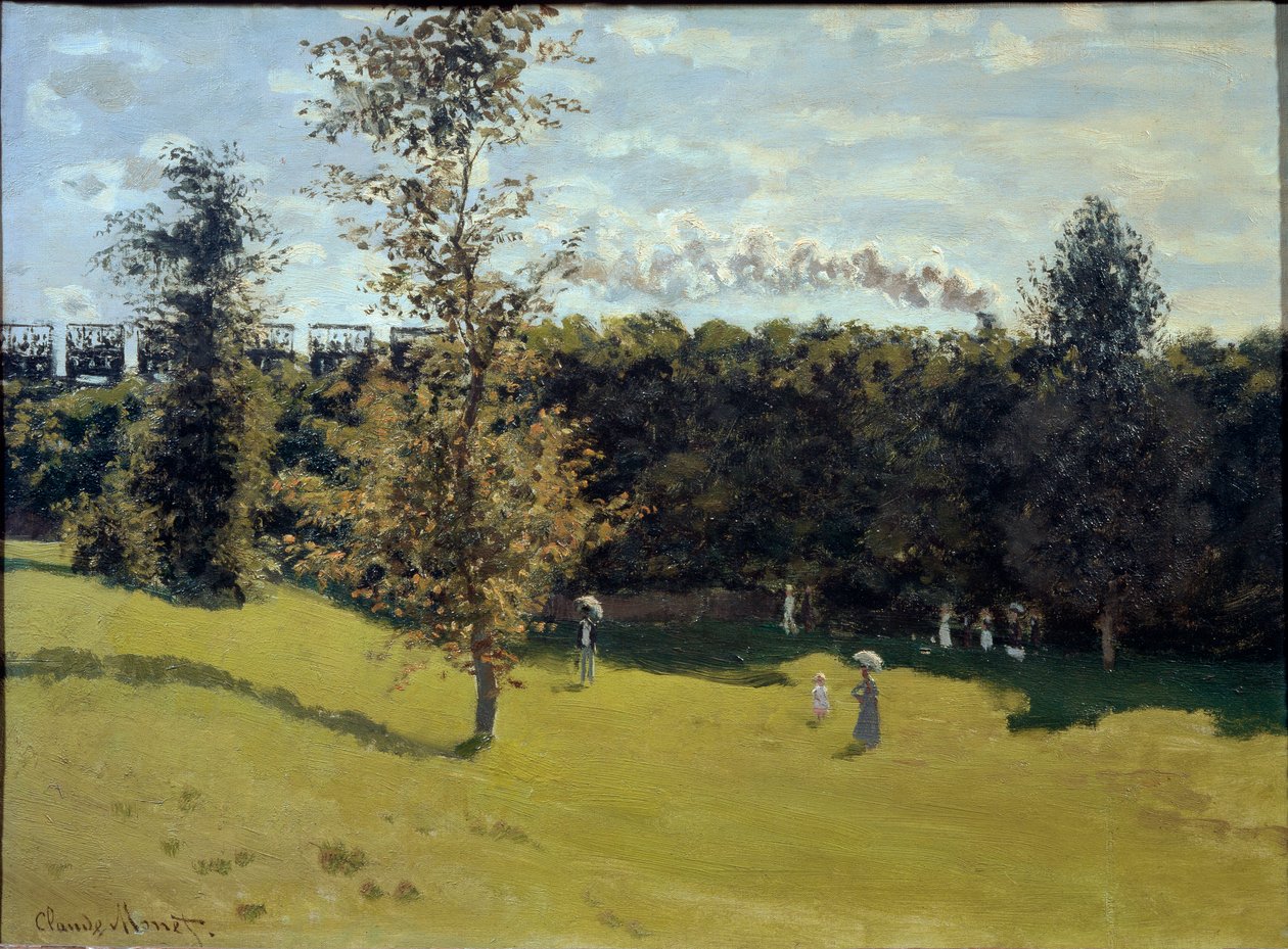 Tog på landet, ca 1870 (olie på lærred) af Claude Monet