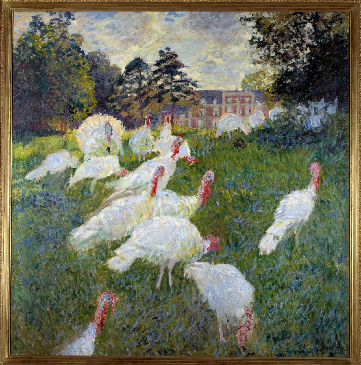 Kalkuner (Udsigt over slottet Rottembourg i Montgeron) Maleri af Claude Monet (1840-1926) 1877 Søn. 1,74x1,72 m Paris, Musee d