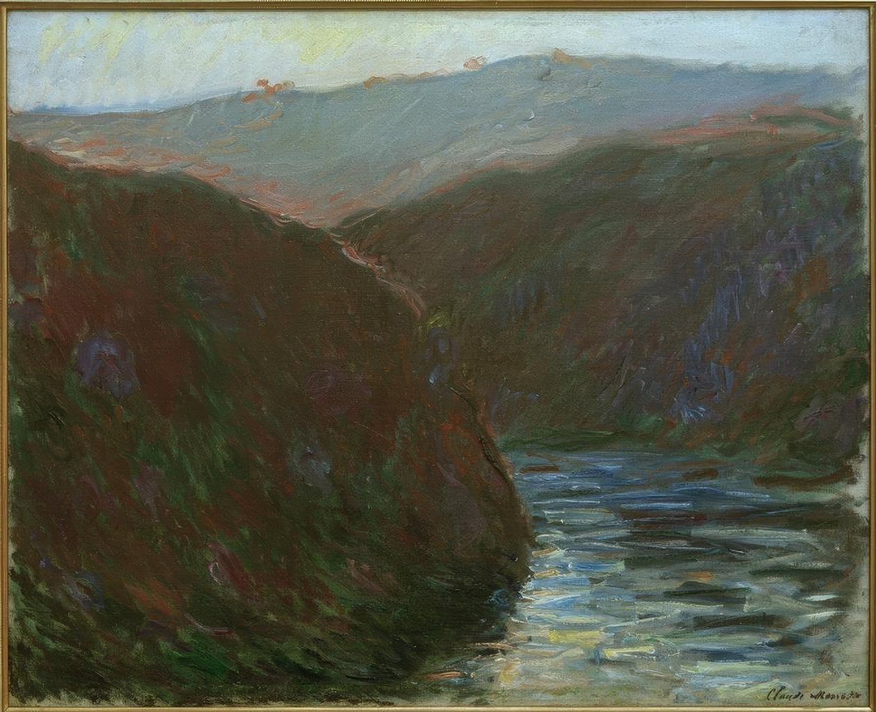 Creuse-dalen, afteneffekt af Claude Monet