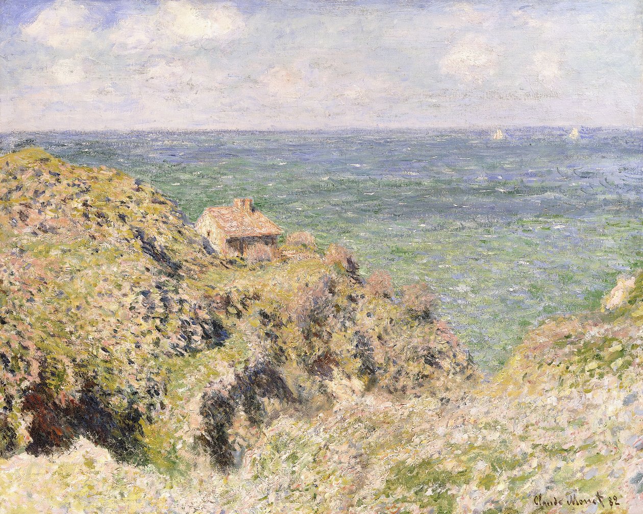Varengeville Gorge, 1882 af Claude Monet