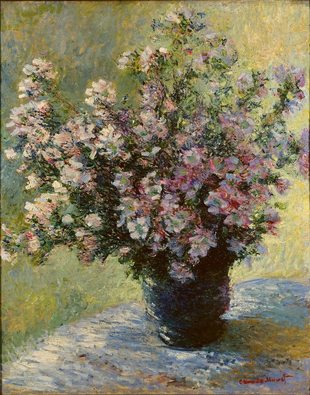 Vase med blomster, ca 1881-1882. af Claude Monet