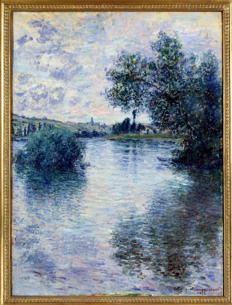 Vetheuil-maleri af Claude Monet (1840-1926) 1879 søn. 0,8x0,6 m Rouen, musee des Beaux Arts af Claude Monet