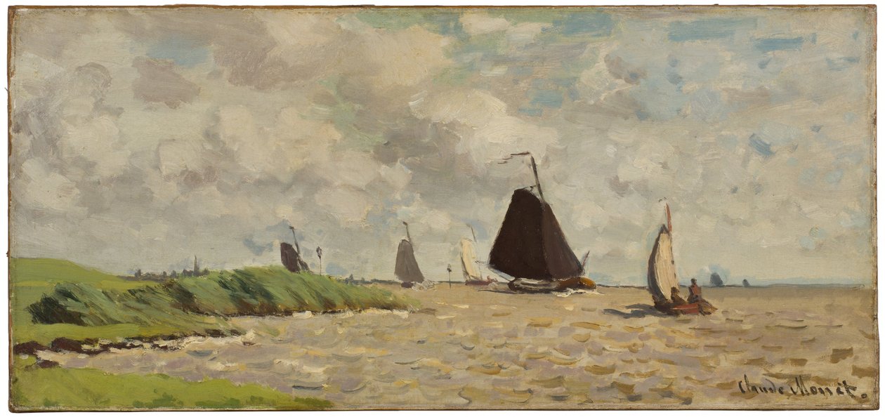 Udsigt fra Voorzan af Claude Monet