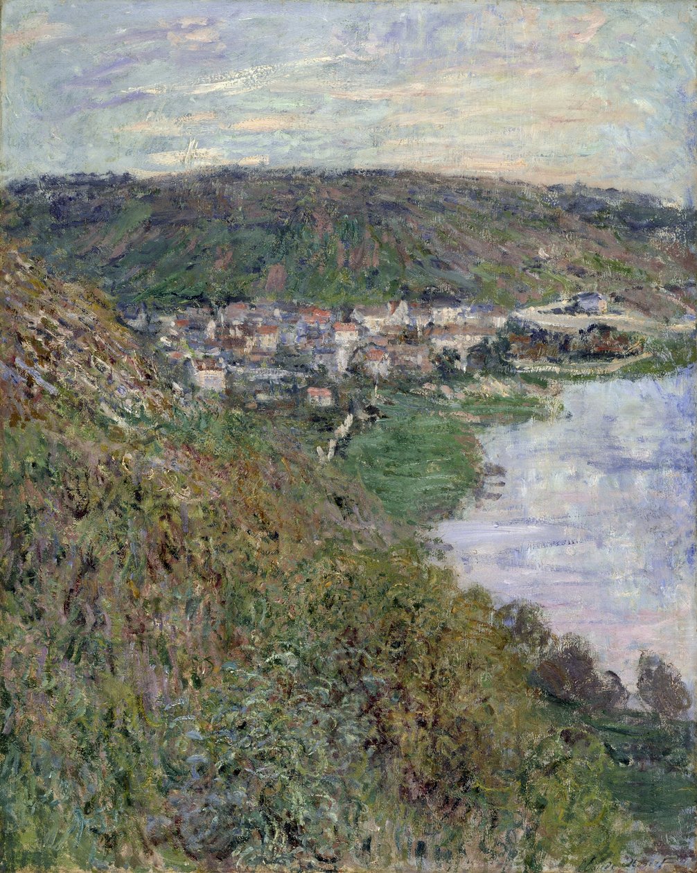 Udsigt over Vétheuil af Claude Monet