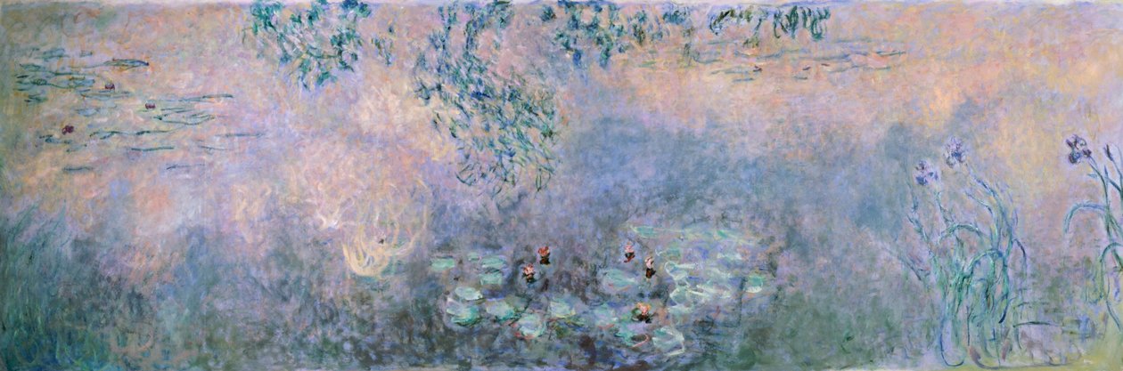 Åkander (Åkandedammen med iris) af Claude Monet