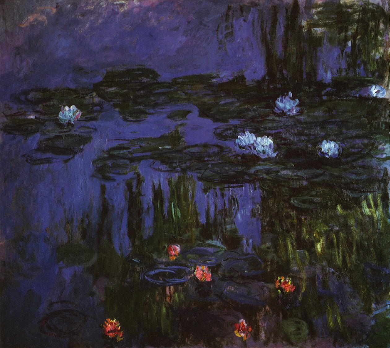 Vandliljer af Claude Monet