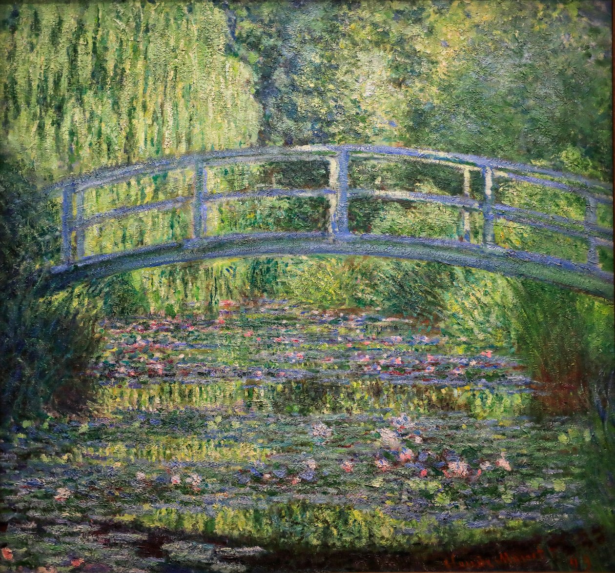 Åkandedam, Grøn Harmoni af Claude Monet