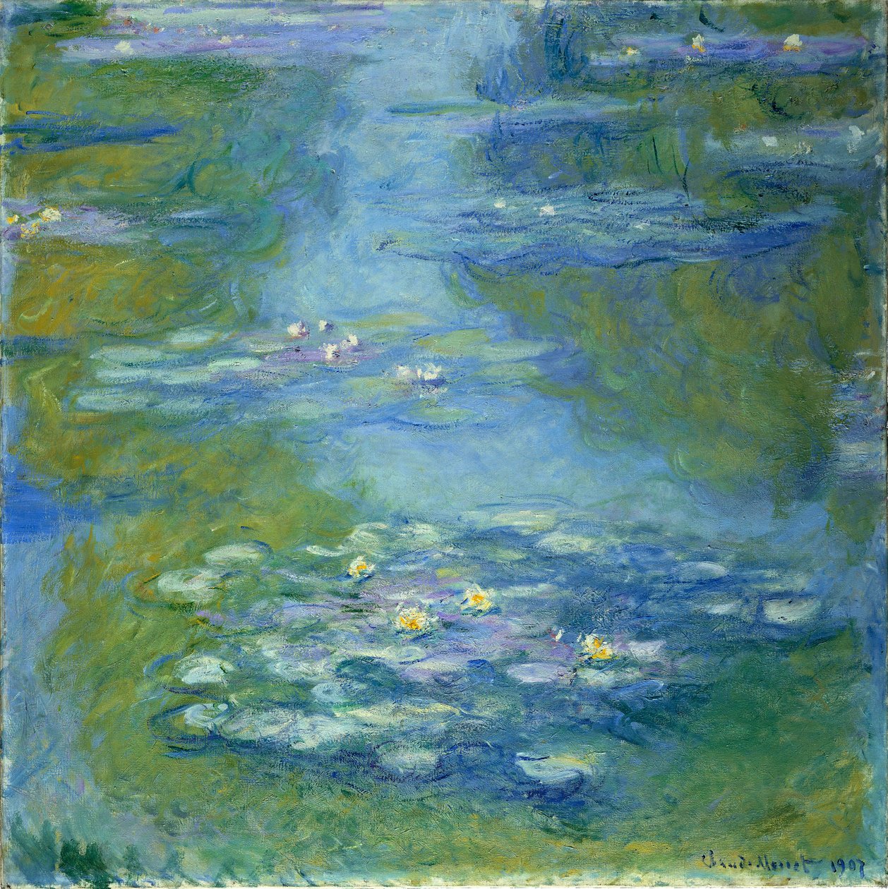 Åkander, 1907 af Claude Monet