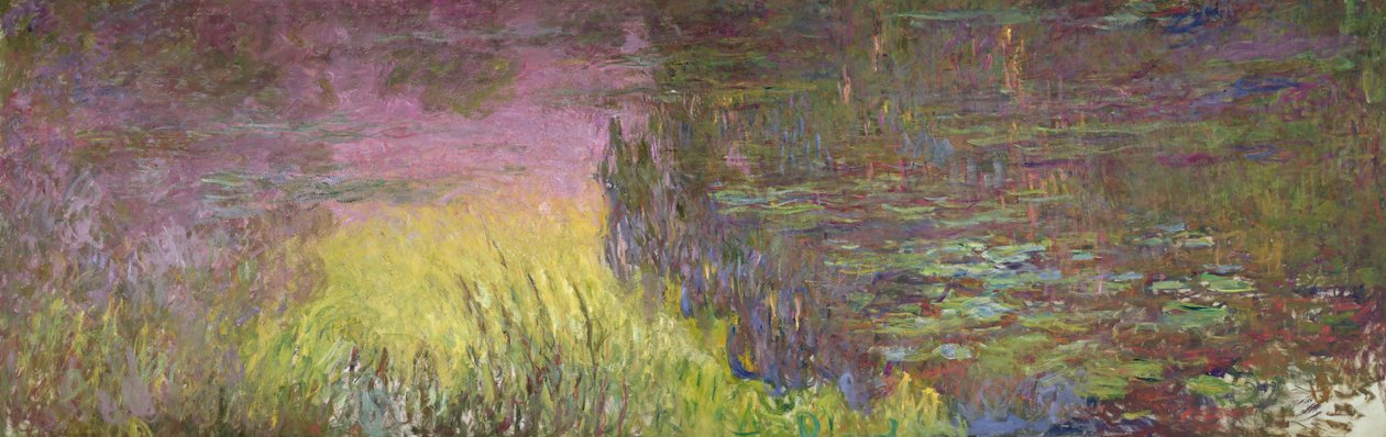 Åkander ved solnedgang af Claude Monet