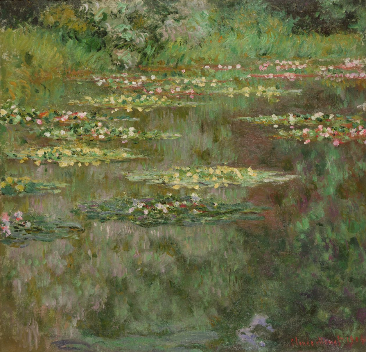 Åkander eller åkandammen (Nymphéas) 1904 (olie på lærred) af Claude Monet