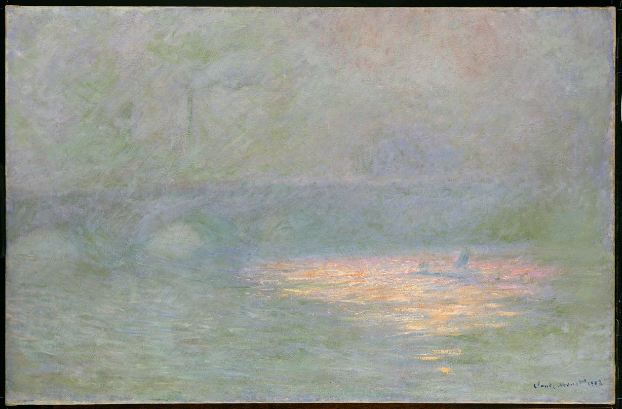 Waterloo Bridge af Claude Monet