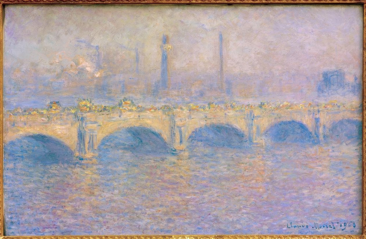 Waterloo Bridge, soleffekt (Waterloo Bridge, Sonne) af Claude Monet