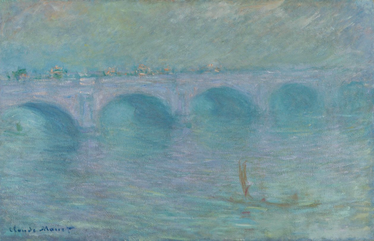 Waterloo Bridge in the Fog, 1903 af Claude Monet