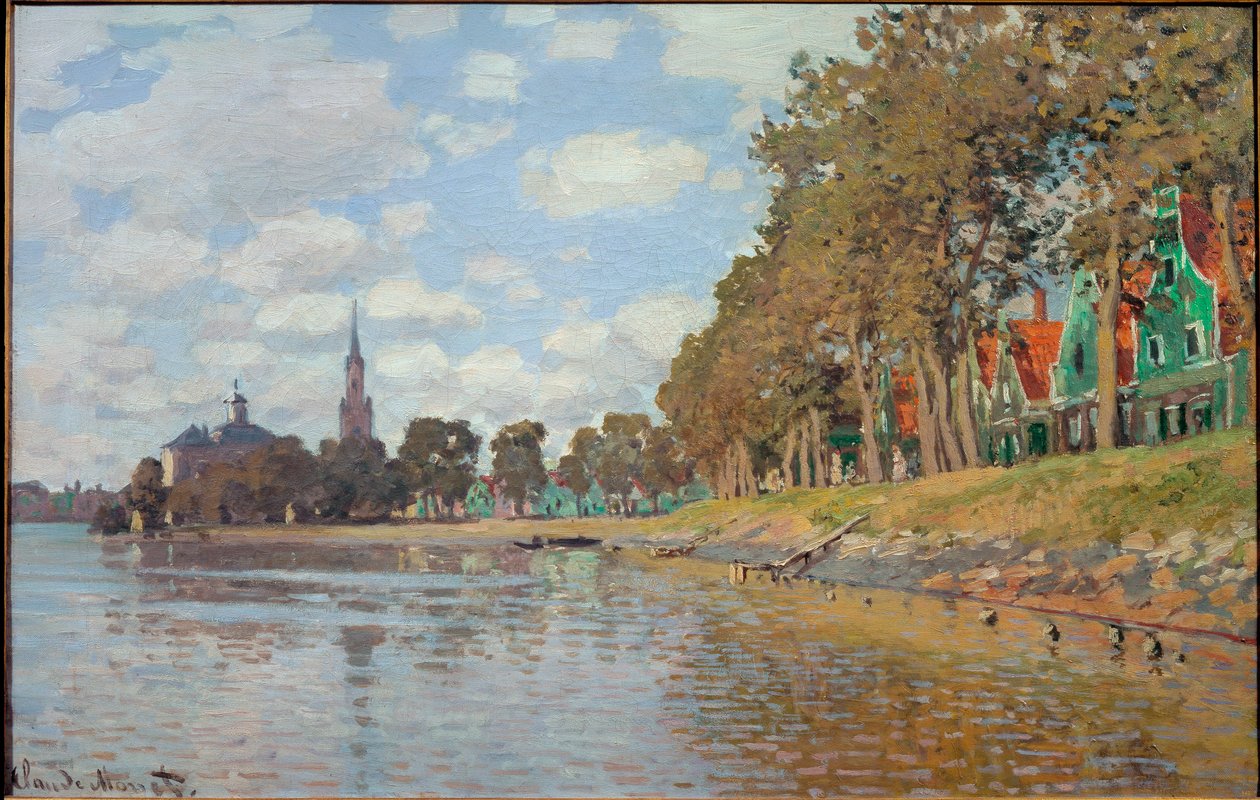 Zaandam (Holland) af Claude Monet