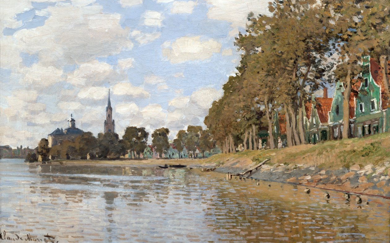 Zaandam, 1871 af Claude Monet