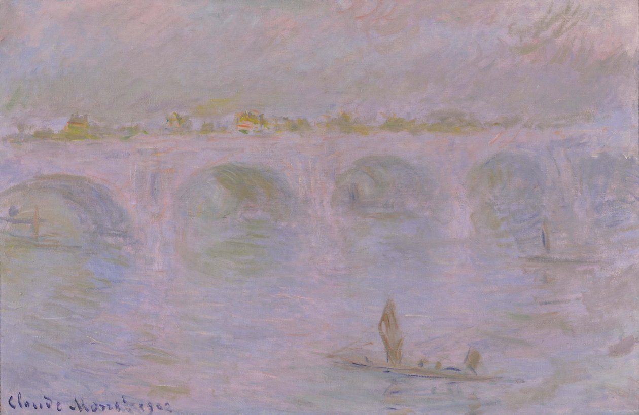 Waterloo Bridge, London af Claude Monet