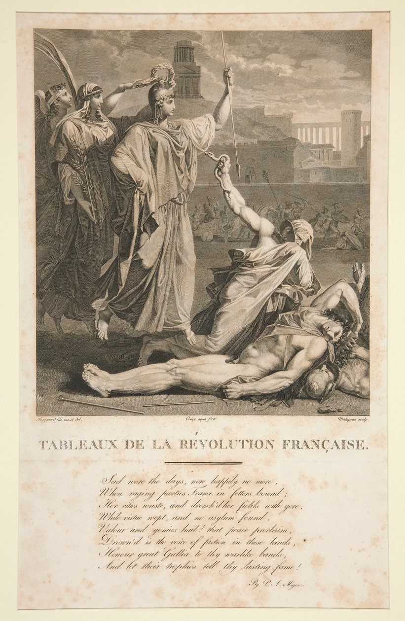 Malerier af den franske revolution af Claude Nicolas Malapeau