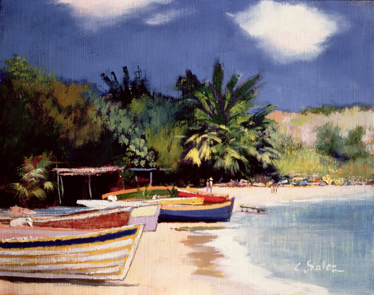 Tartane, Martinique af Claude Salez