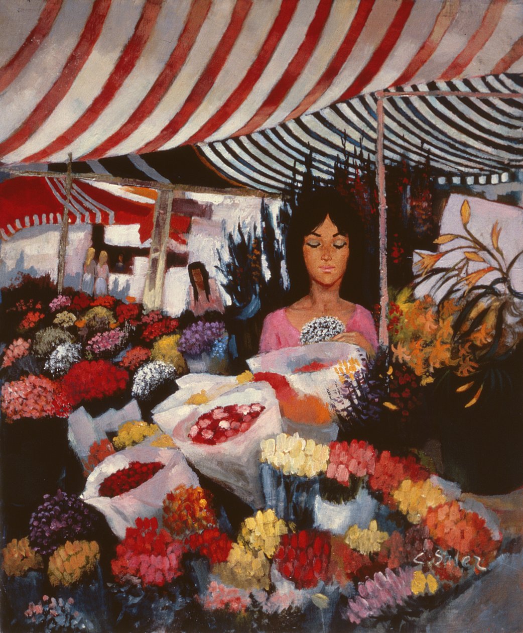 Blomstersælgeren af Claude Salez
