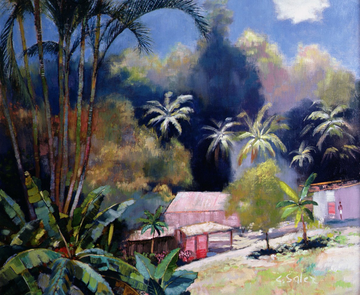 Tropisk skov, Martinique af Claude Salez