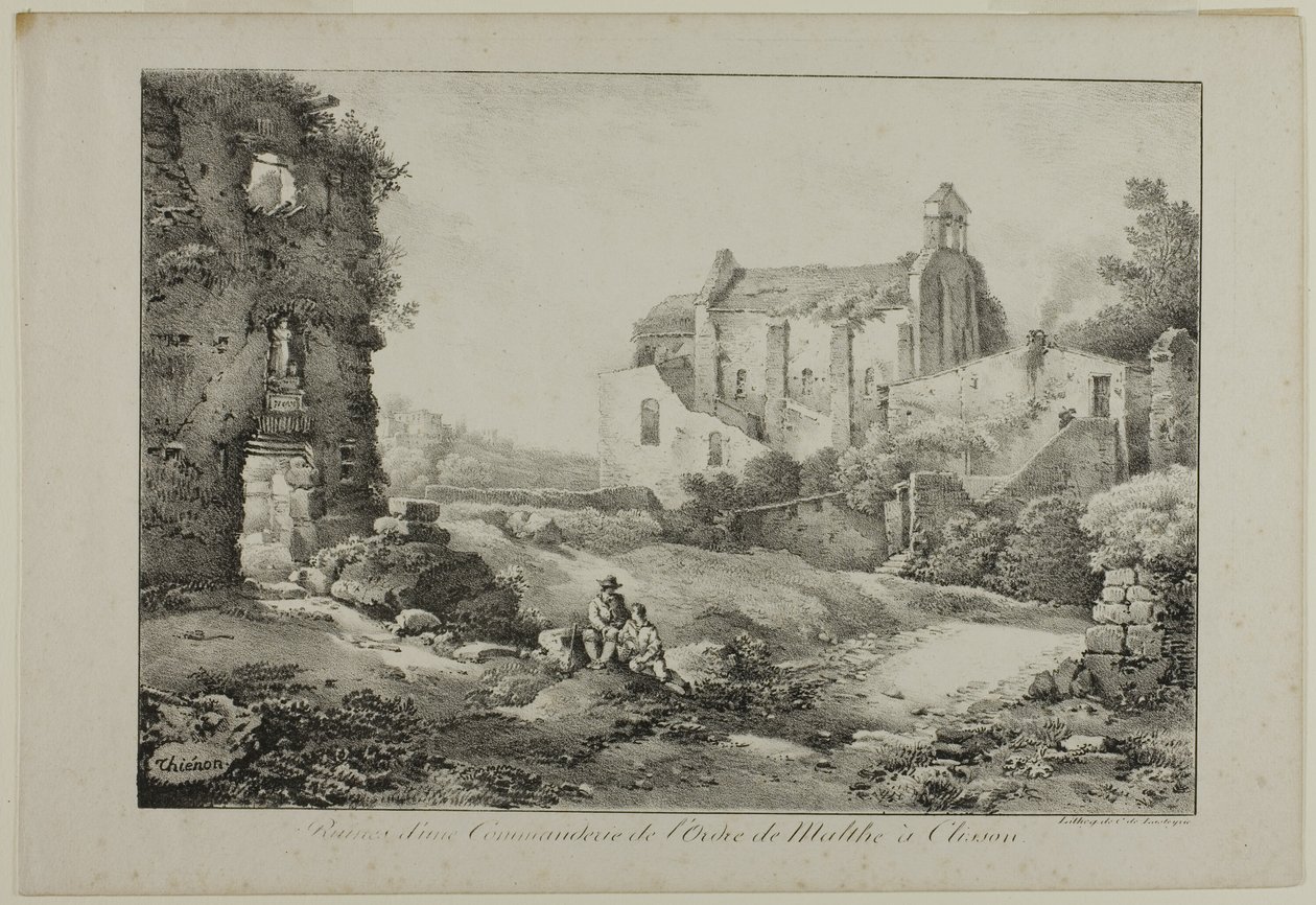 Ruinerne af Commanding Post of the Order of Malta, Clisson af Claude Thienon