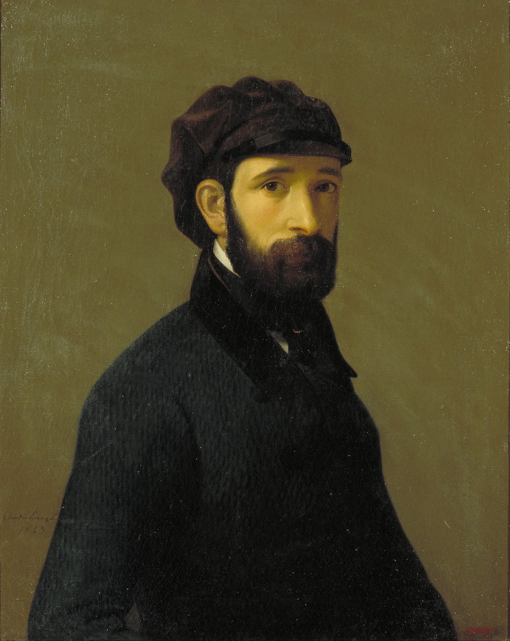 Selvportræt af Claudi Lorenzale