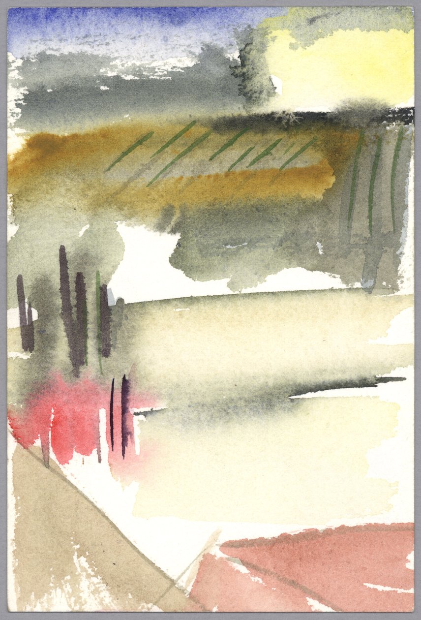 Varm sommerdag, 1994 (akvarel) af Claudia Hutchins Puechavy