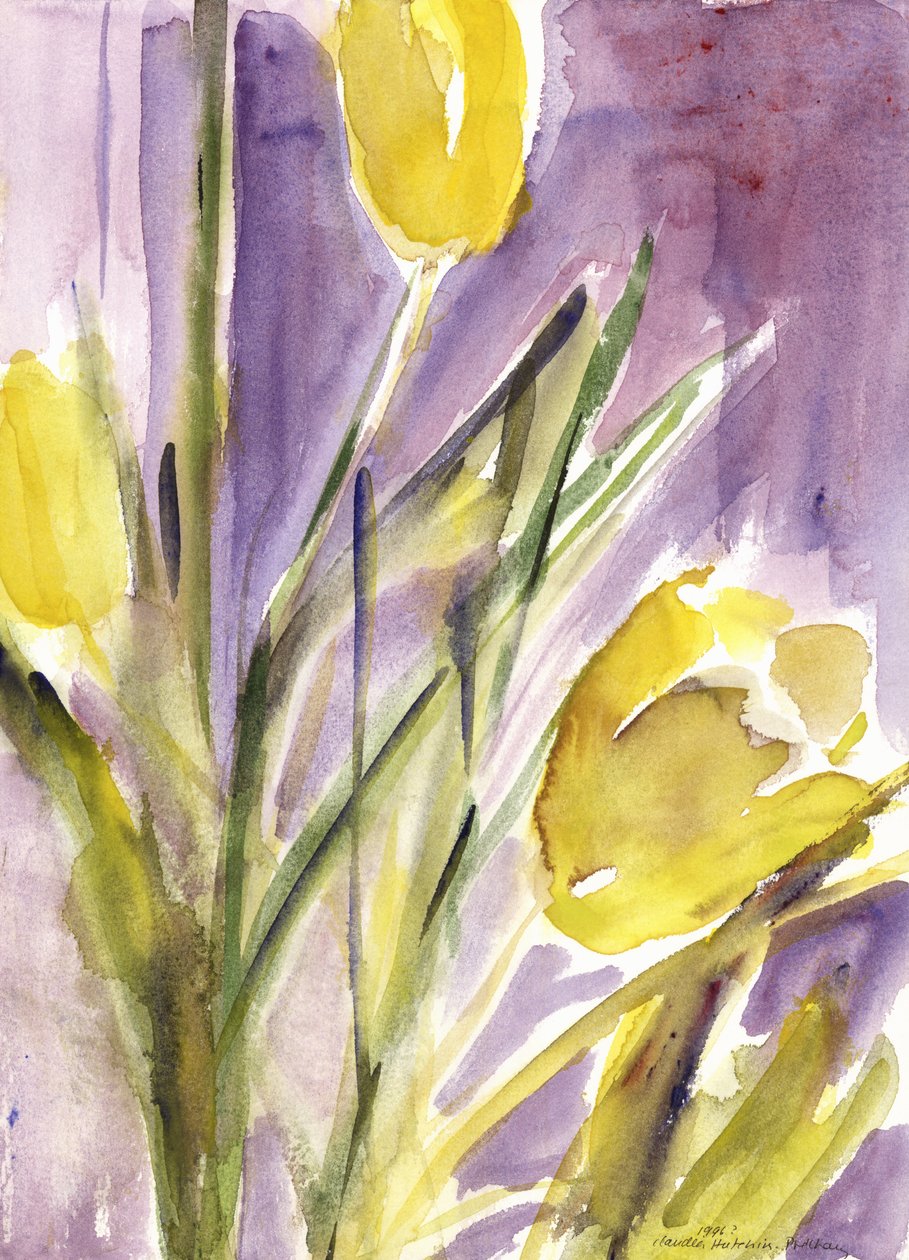 Tulipaner, 1987 af Claudia Hutchins Puechavy