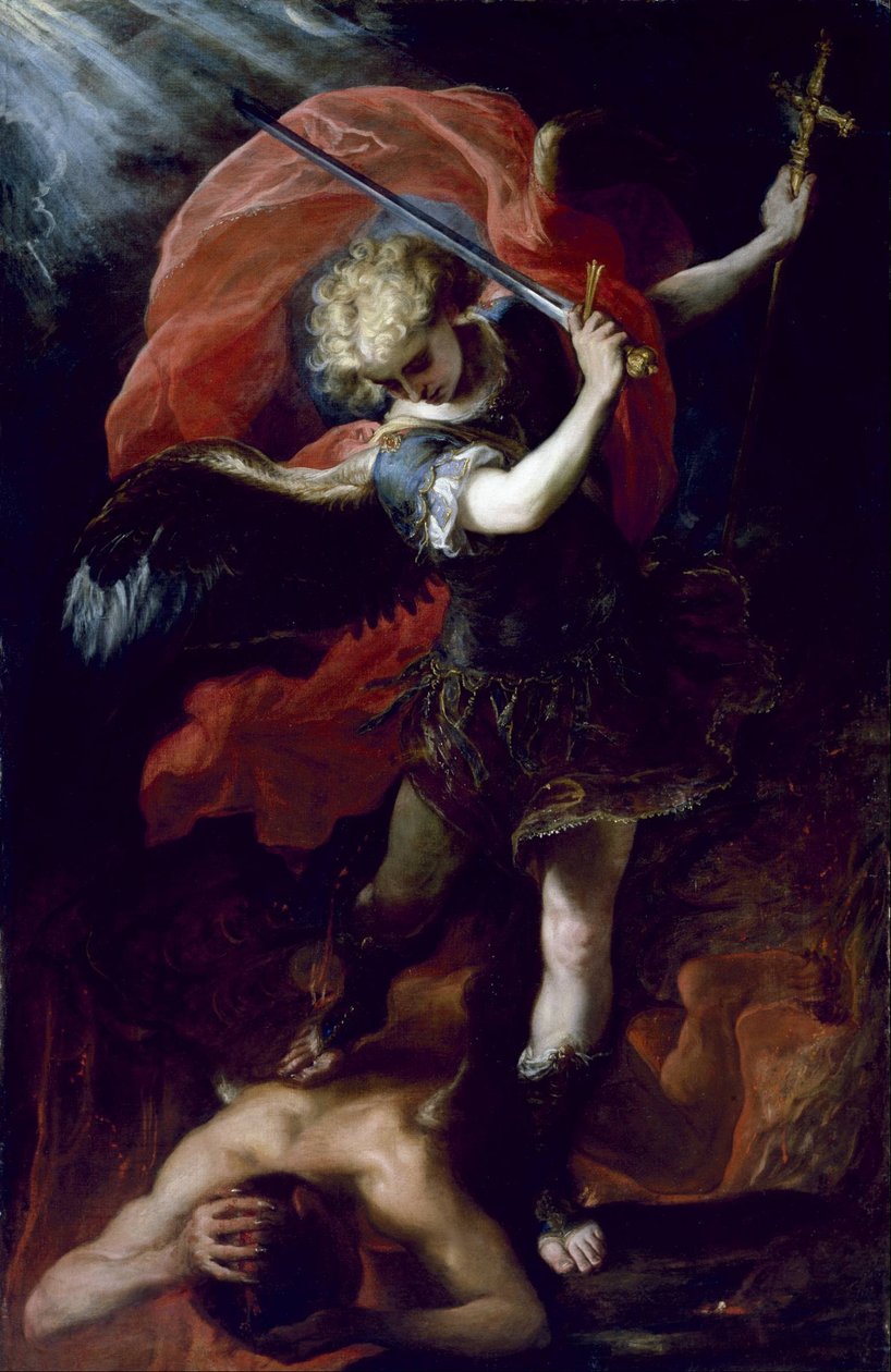 Sankt Michael, ærkeenglen af Claudio Coello