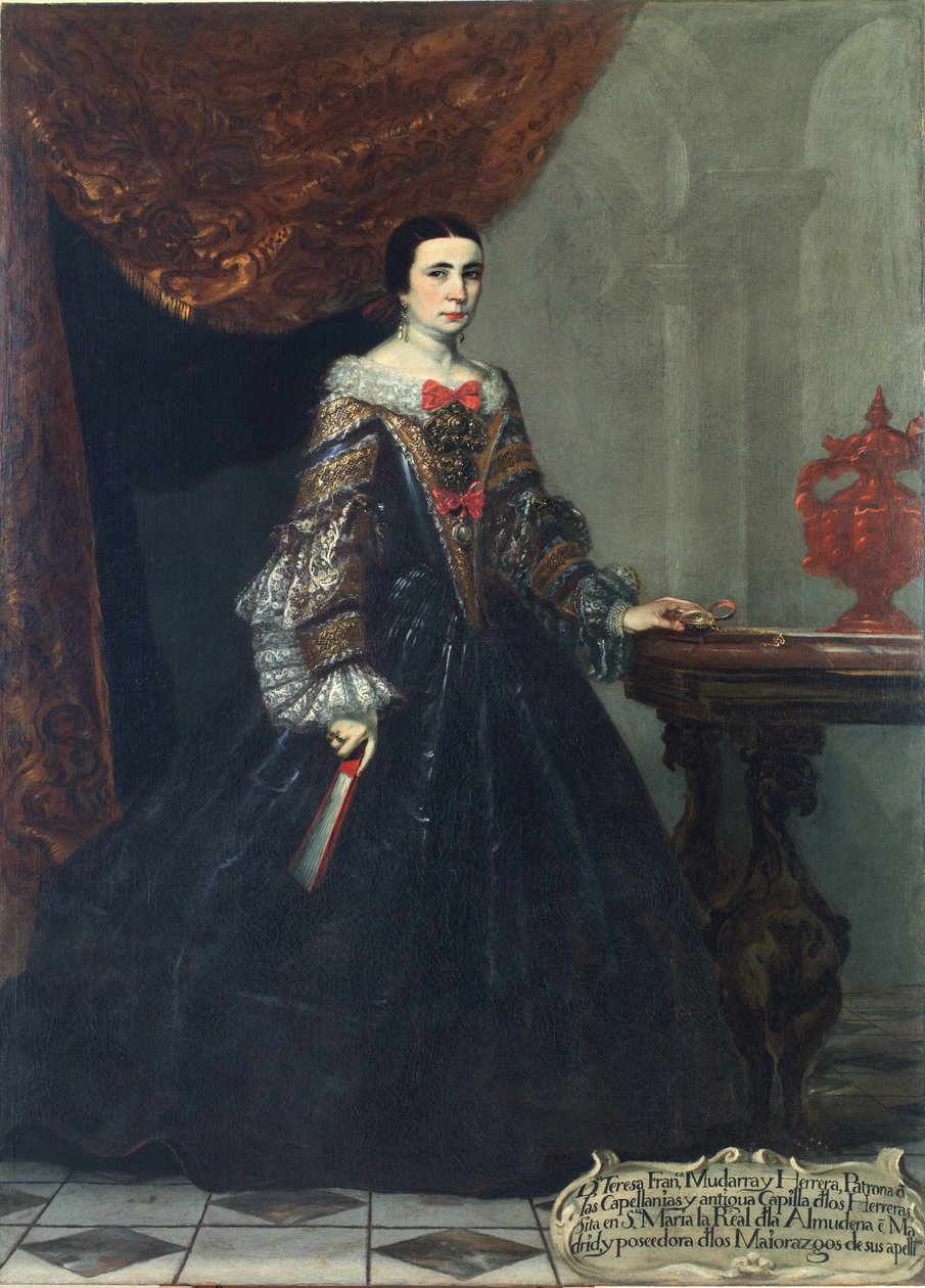 Portræt af Teresa Francisca Mudarra y Herrera af Claudio Coello