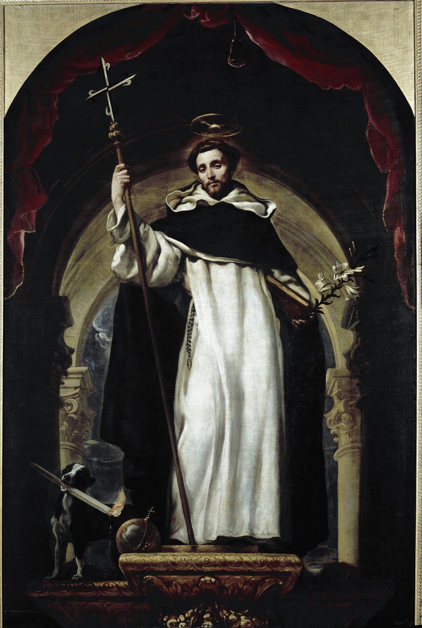 Saint Dominic (olie på lærred af Claudio Coello