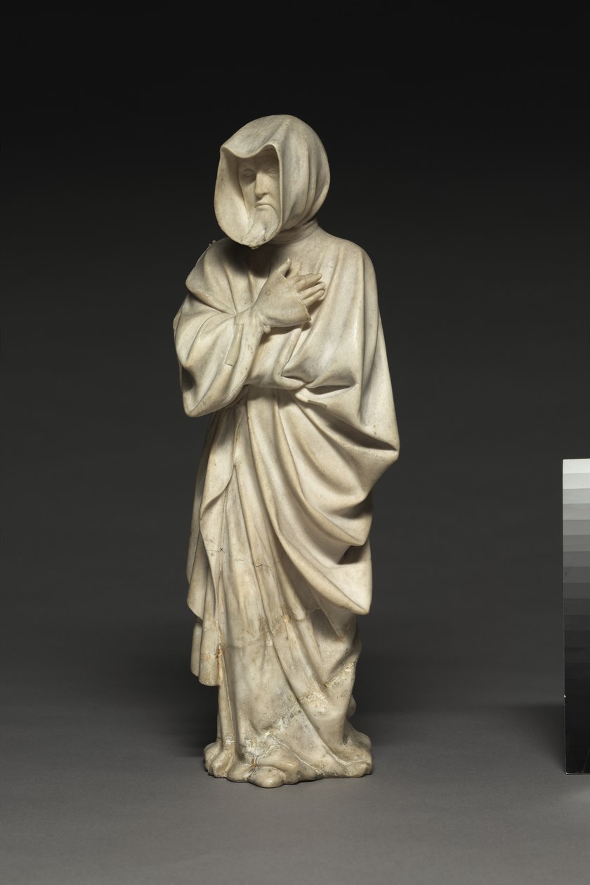To grådende fra Filip den Distiges grav, hertug af Bourgogne, 1404-10 af Claus de Werve