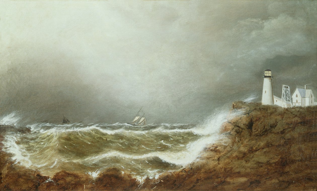 Eastern Point Light, Gloucester Havn af Clement Drew