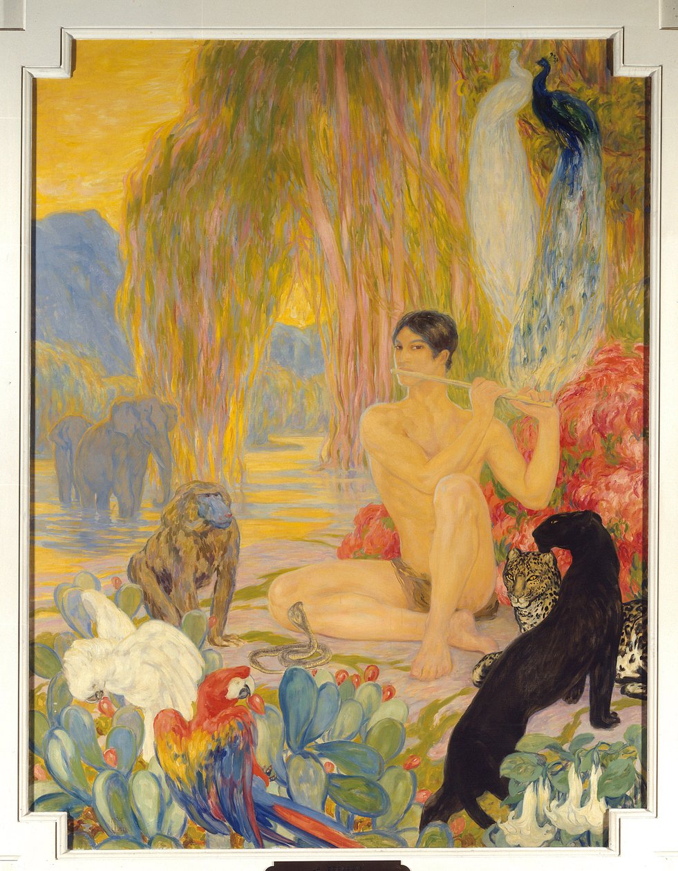 Zoologimaleriet af Clementine Helene (Clementine-Helene) Dufau (1869-1937) Paris fra det 20. århundrede. Sorbonne af Clementine Helene Dufau