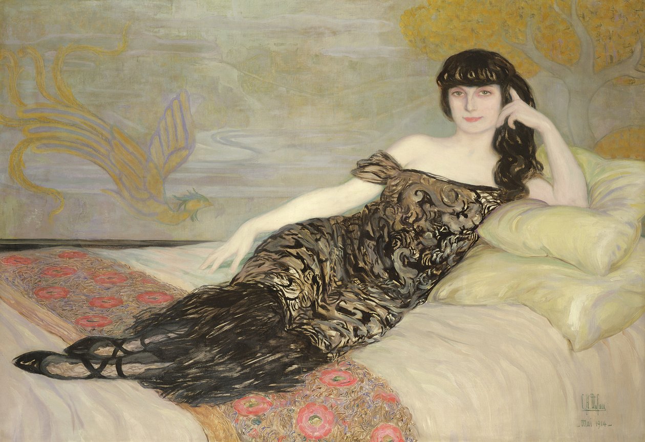 Anna de Noailles (1876-1933), 1914 af Clementine Helene Dufau