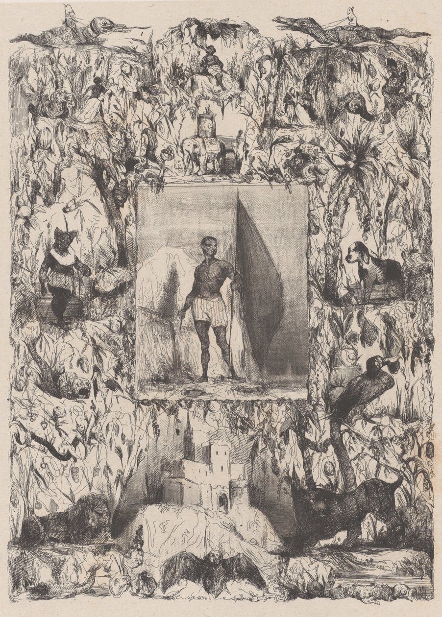 Bug-Jargal, Ca. 1832. af Célestin Nanteuil