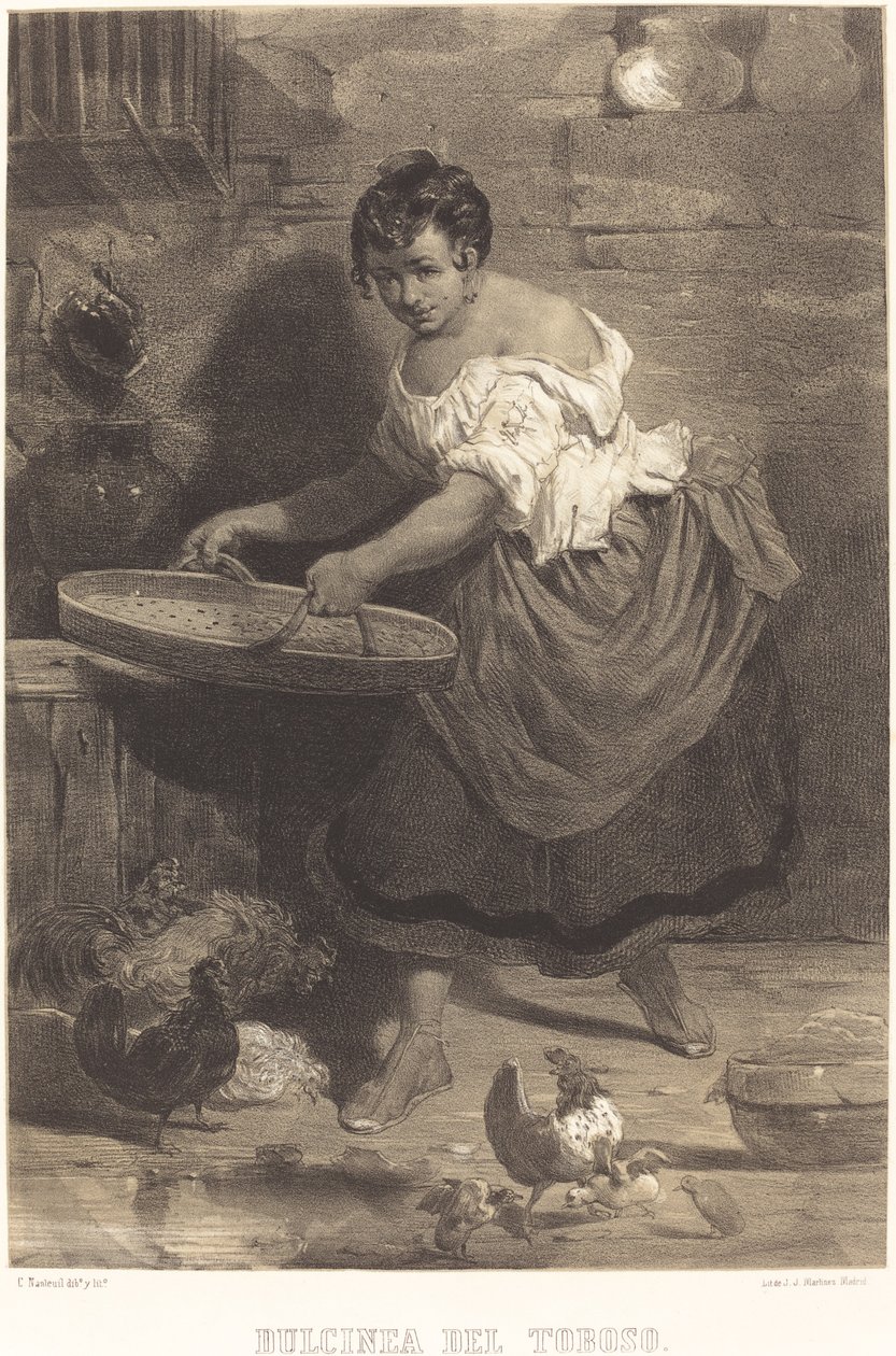 Dulcinea del Toboso af Célestin Nanteuil
