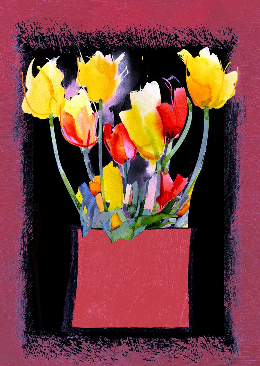 Tulipaner, 2009 af Clive Metcalfe