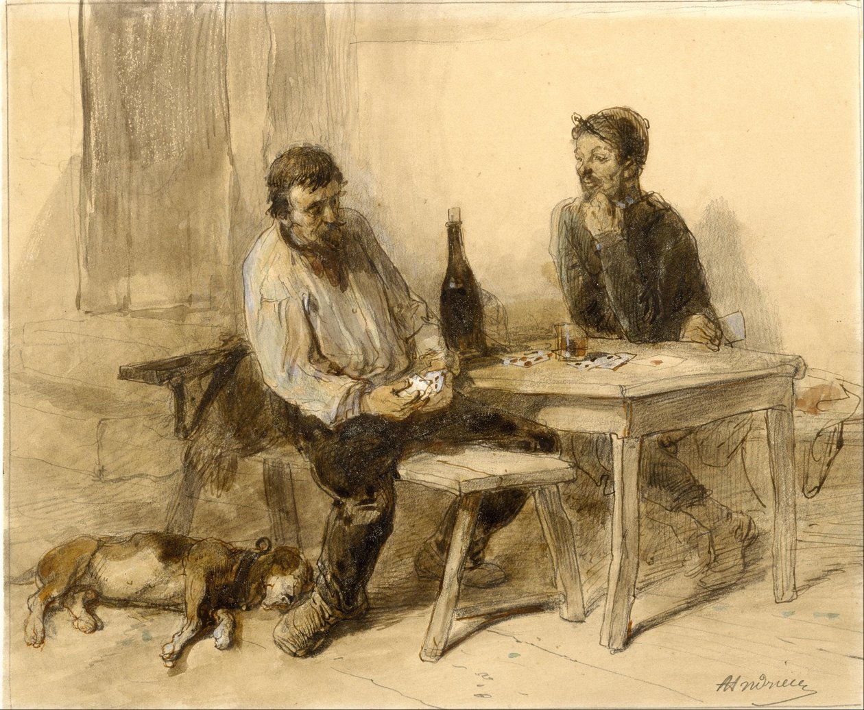 Et spil kort af Clément Auguste Andrieux