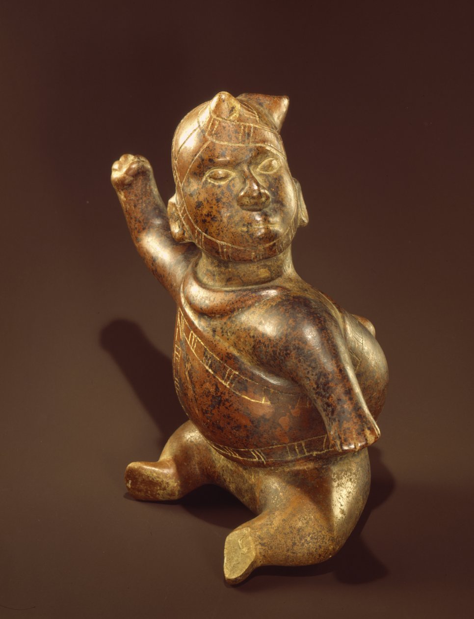 Hornet figurfartøj (keramik) af Colima Culture